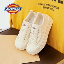 Dickies Women's Shoes 2023 Autumn New Canvas Shoes Increase Breathability Small White Shoes Biscuit Shoes Casual Trendy Board Shoes