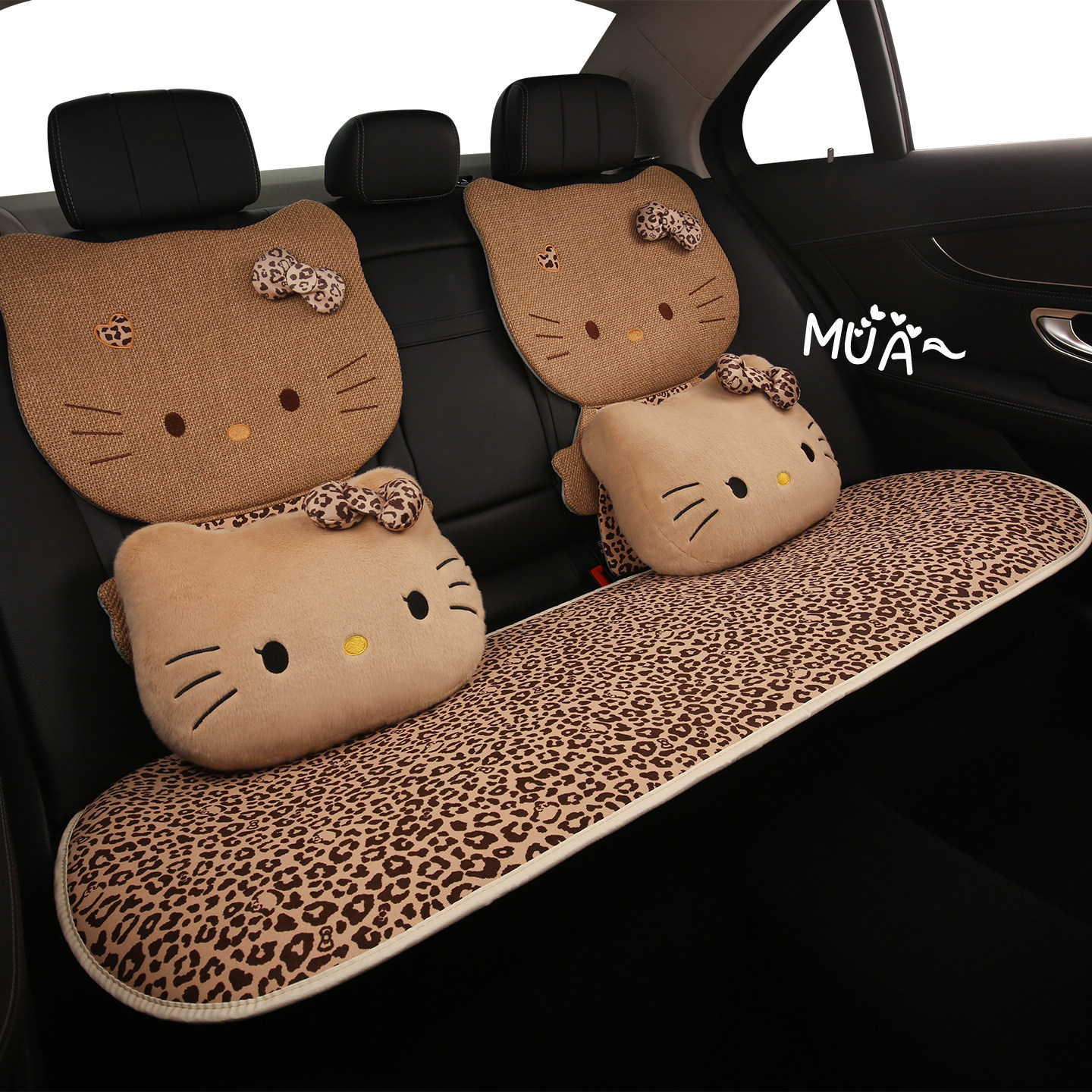 Леопардовый принт KT cat car half-pack подушка сиденья чехол для сиденья с рисунком милой леди животных универсальный чехол для салона автомобиля