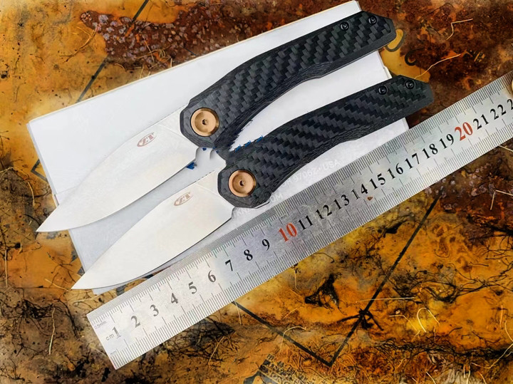 Bailian ZT0545 титановый сплав из углеродного волокна острый складной нож высокой твердости тактический нож для самообороны EDC карманный фруктовый нож