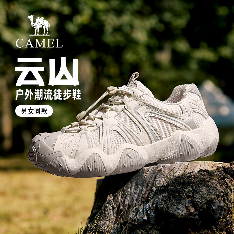 【Camel Cloud Mountain】 Походная обувь, коллекция 2025 года, летняя мужская обувь, новая уличная походная дышащая спортивная обувь, Уродливая милая обувь для женщин