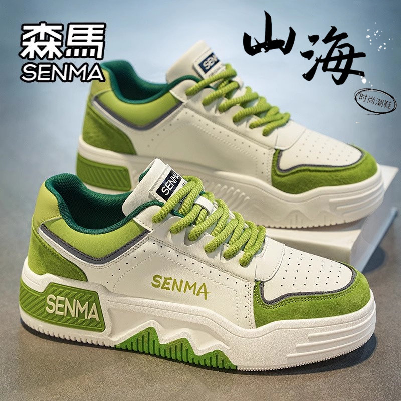 Мужская обувь Semir; новинка весны 2026 года; высококачественные повседневные кроссовки нишевого дизайна; спортивная белая обувь увеличенного размера на толстой подошве