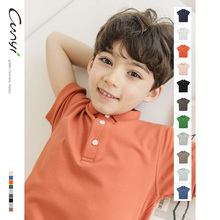 High quality craftsmanship, pure and high-quality boys POLO shirt, short sleeved children's summer casual top