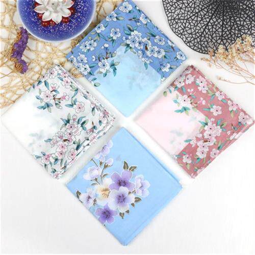 Traditional Chinese style handkerchief, small square scarf, women's portable pure cotton handkerchief for wiping sweat and absorbing moisture...