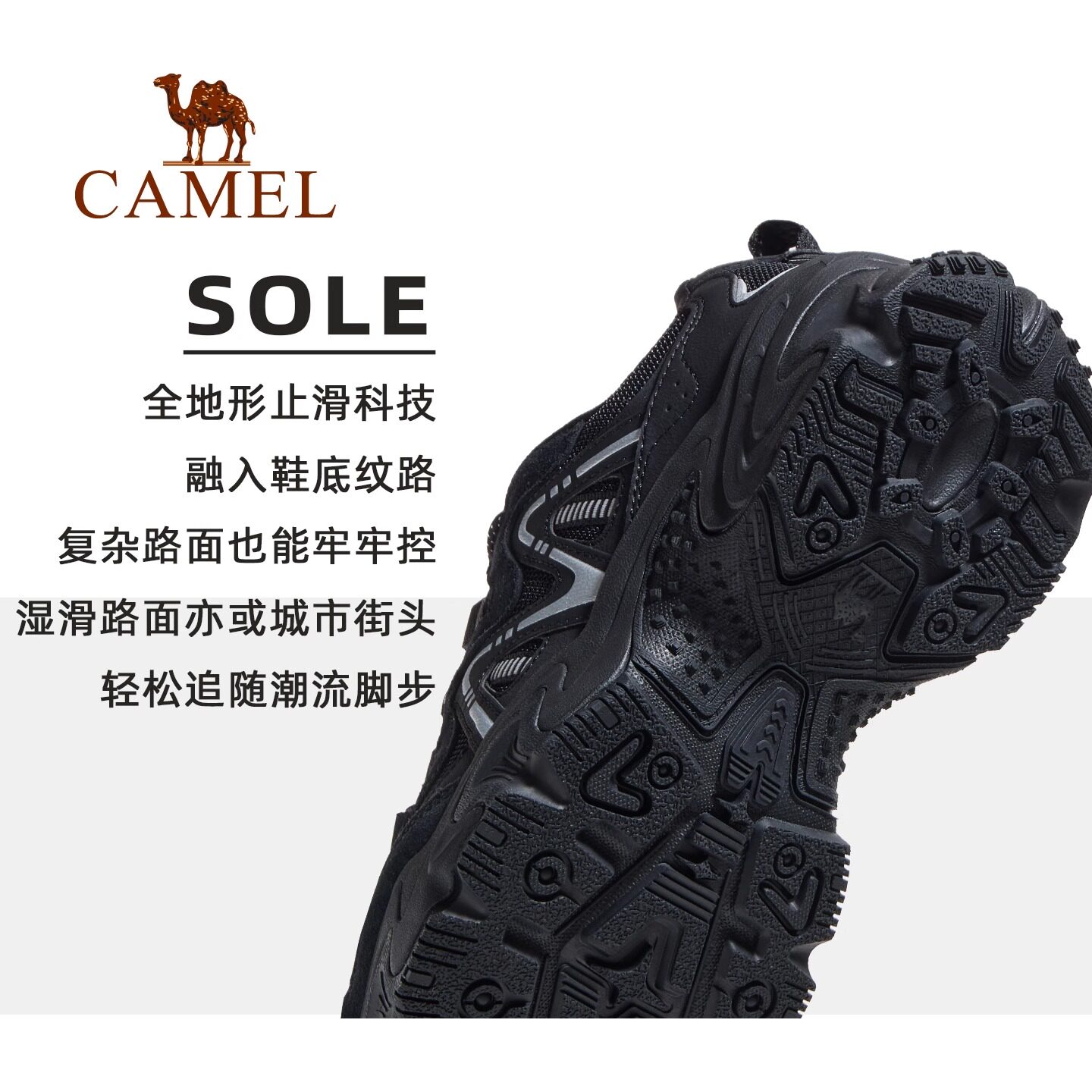 Camel Hoshino/ спортивная обувь для мужчин и женщин; коллекция 2026 года; сезон весна-осень; новая дышащая обувь для папы на толстой подошве; повседневная обувь для бега трусцой