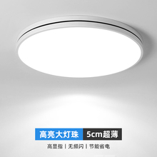 Ultra thin LED ceiling light minimalist modern master bedroom light atmospheric room light creative foyer balcony Nordic lighting fixtures