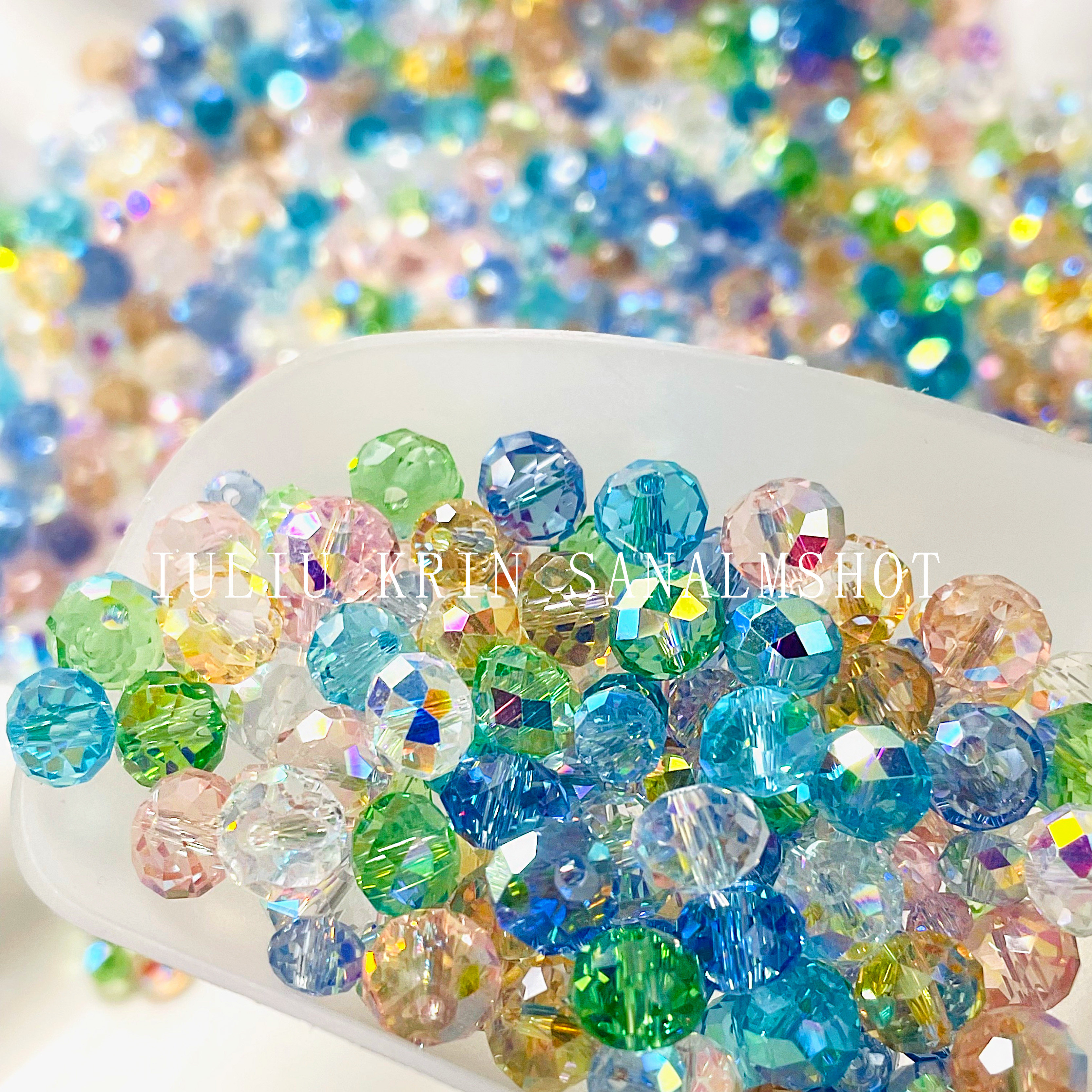 【Мигающая галактика】 4 ~ 8 мм имитация кристалла Swarovski Свободные бусины diy аксессуары ручной работы Свободные бусины Браслет из бисера Материал