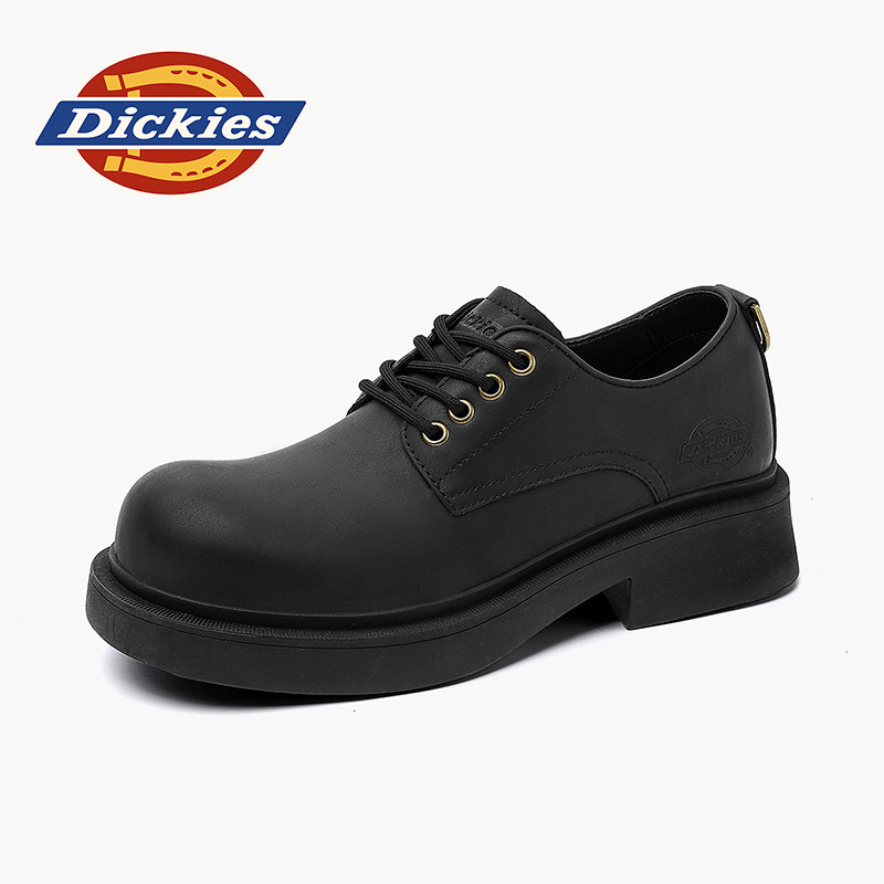 Мужская обувь Dickies, новинка 2026 года, летняя дышащая мужская обувь, черные туфли-дерби, кожаные туфли, мужские ботинки Martin