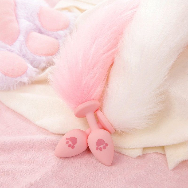 Tail sexy stunner испорчен вами happy fox cat tail plug-встроенный носимый реквизит из нового носимого силикона