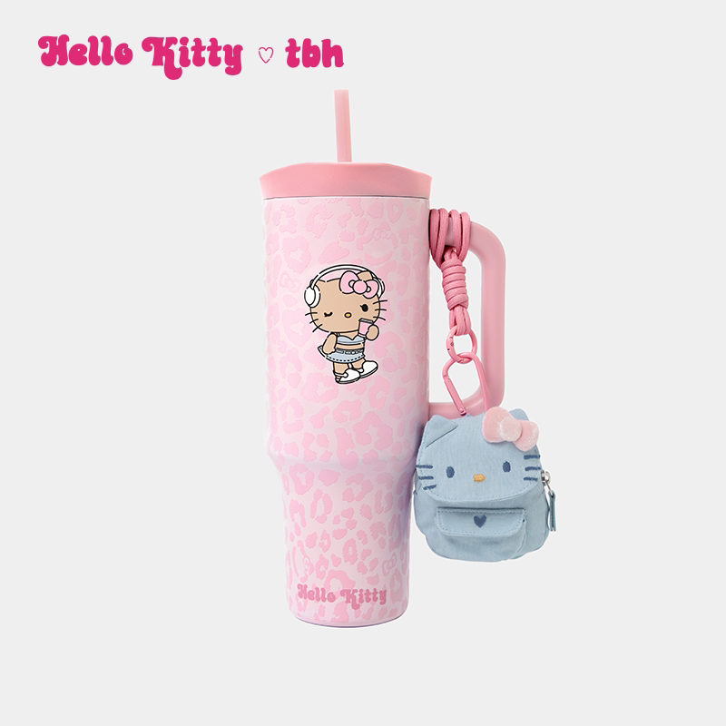 tbh Brutalist Home Hello Kitty Вакуумная колба для Биг Мака с соломинкой из нержавеющей стали, чашка для воды, подарок