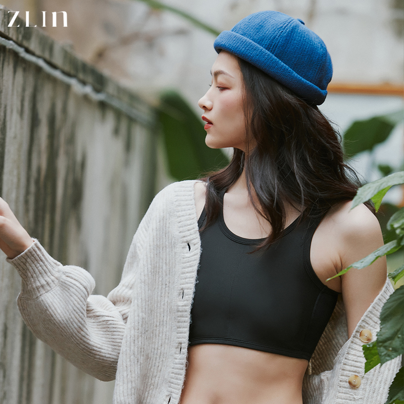 Zhenglin ties breasts underwear for women sports vest big breasts showing small breasts sculpting breasts students wrapping chests prevent shock-reducing chests flat chests