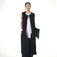 外贸款European and American long vest 2024 summer new oversi