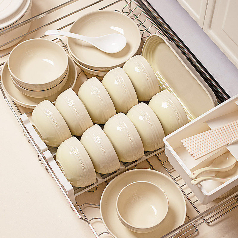 Современная домашняя посуда MONAZONE underglaze tableware 2026 - новые подарочные блюда на новоселье, палочки для еды и набор посуды