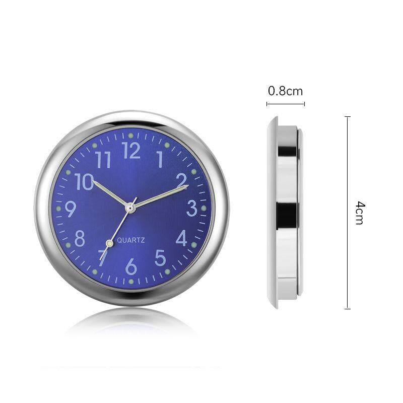 Новые светящиеся автомобильные часы creative car clock из нержавеющей стали, автомобильные электронные часы, украшение часов для запуска одним нажатием кнопки, украшение центрального пульта управления