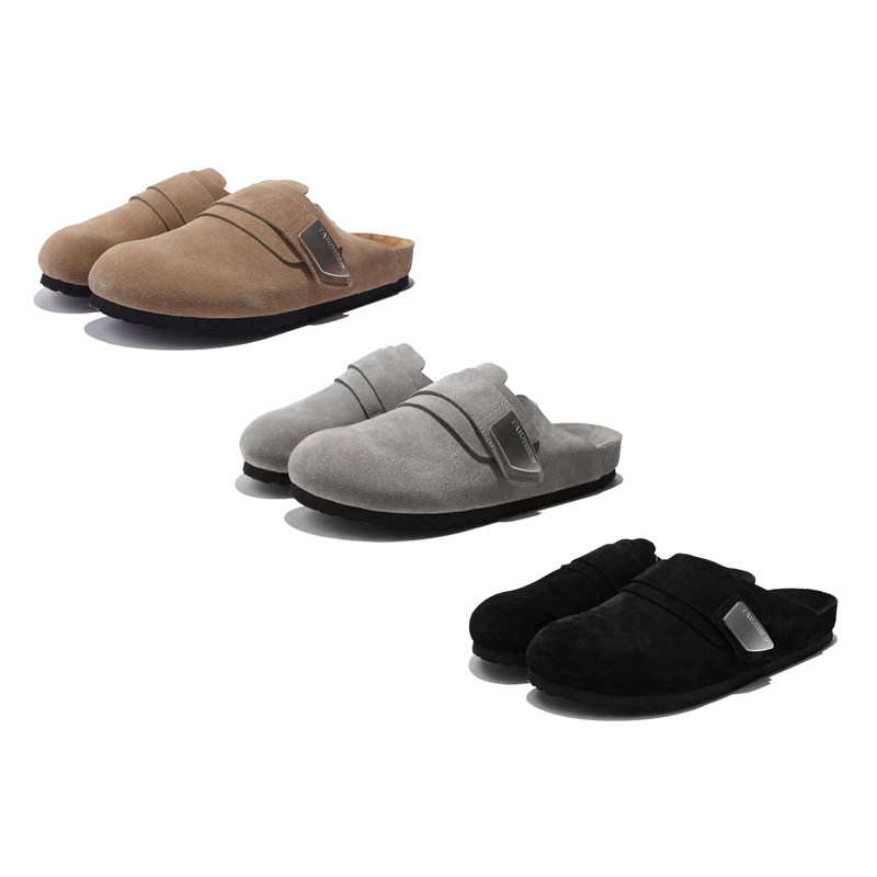 ТАЙЧИЗМ - итальянская импортная обувь из воловьей кожи Baotou Muller fashion leather lazy Birkenstock на полуприцепах для пригородных поездок
