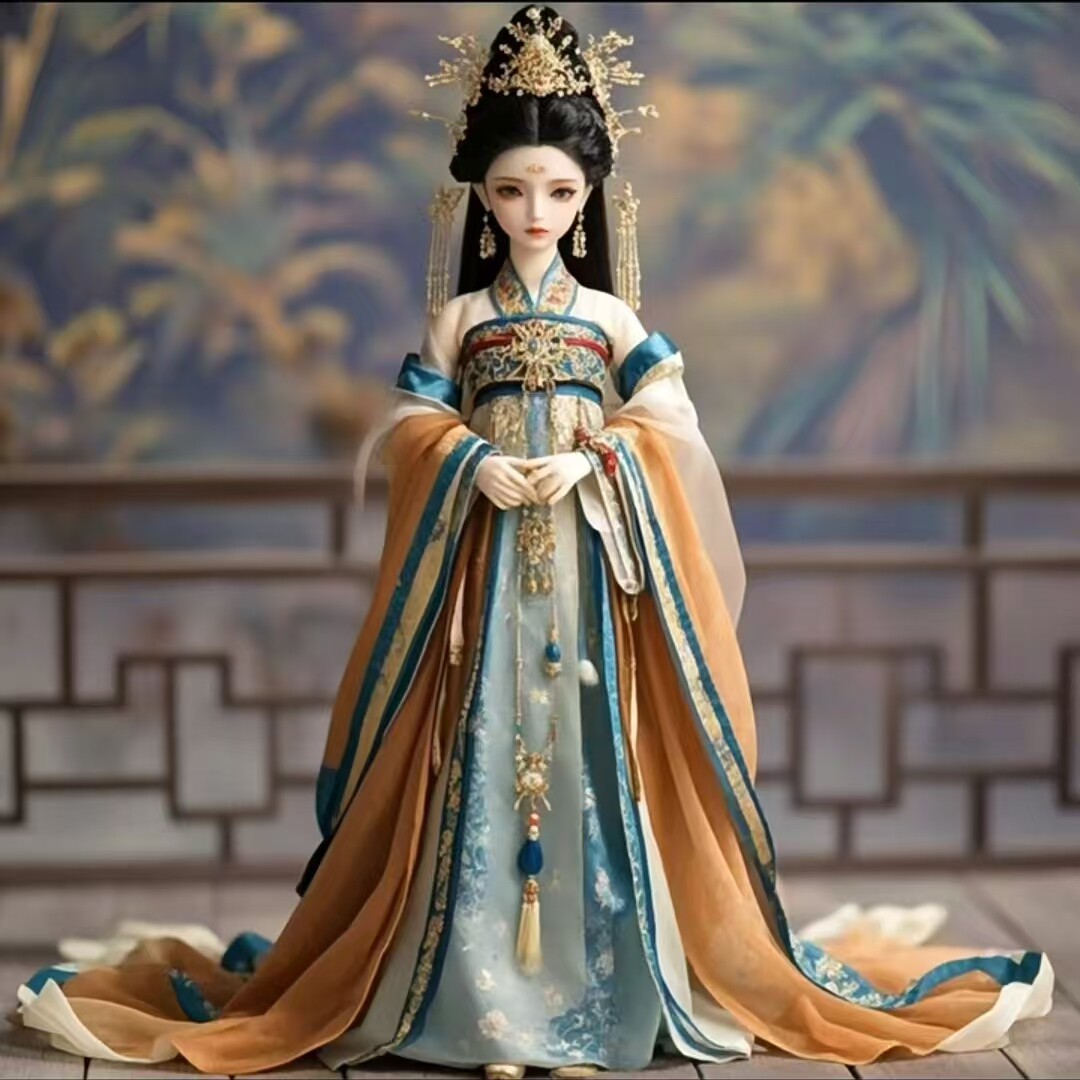 Национальный костюм tide costume bjd кукла, ценный антикварный костюм принцессы для девочек, роскошная кукла, которую можно превратить в подарок в слепой коробке