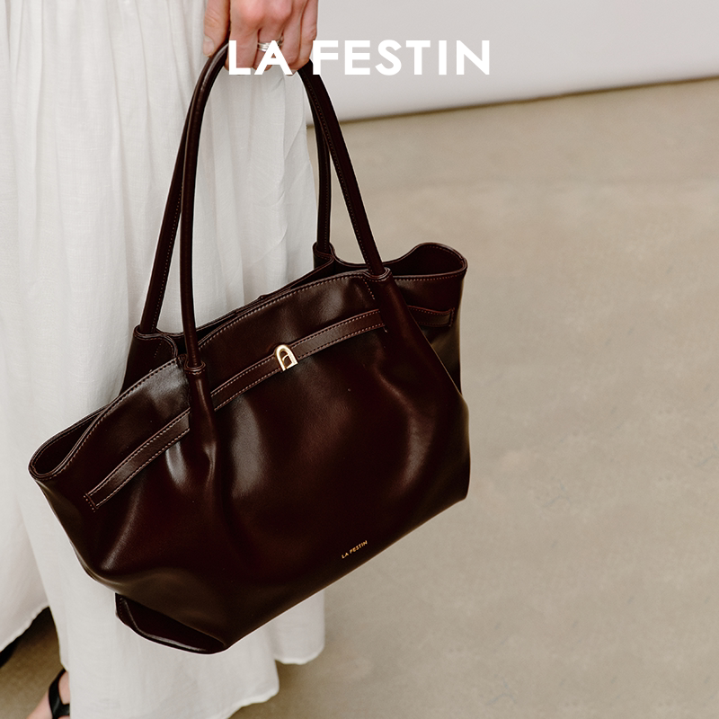 Замшевая сумка Lafestine lazy bag, новинка 2026 года, женская сумка-корзина для овощей подмышками, большая вместительная сумка-тоут