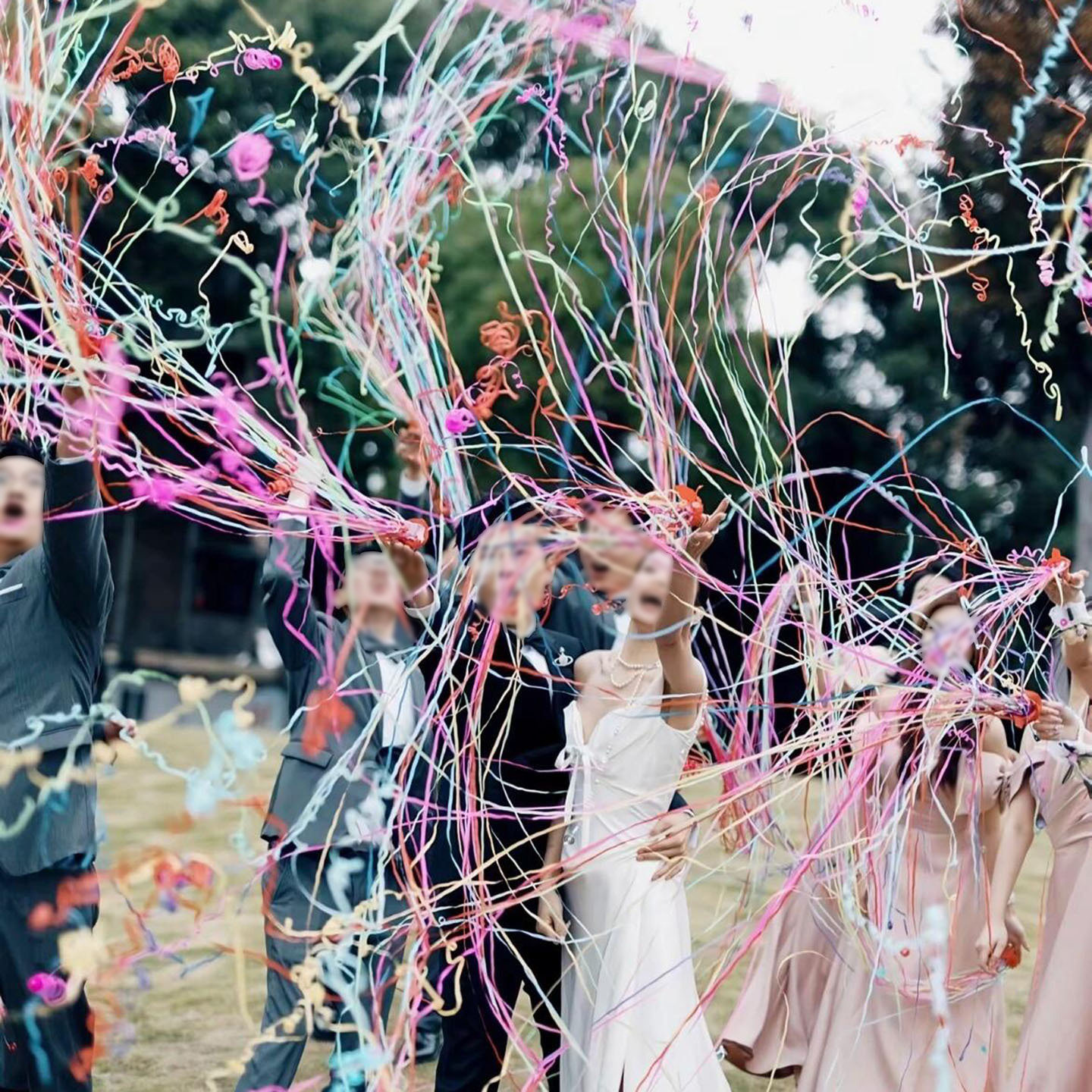 Ленты ручной работы, кольца для вытягивания, цветные полоски, бесплатная уборка, паутинный шелк, свадьба, вечеринка по случаю дня рождения, атмосфера, игровой реквизит, фейерверки