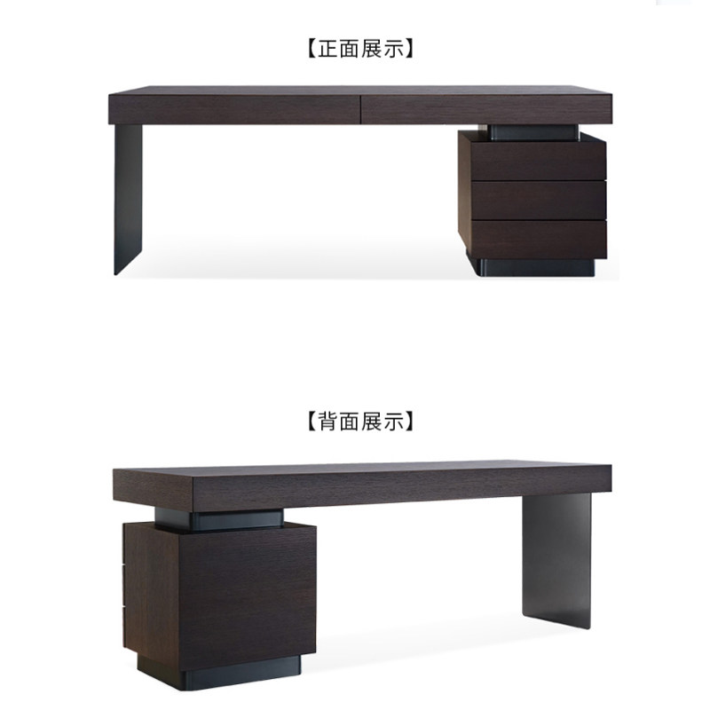 Минималистичный итальянский легкий роскошный рабочий стол design sense, компьютерный стол, письменный стол, домашний современный офисный стол высокого класса