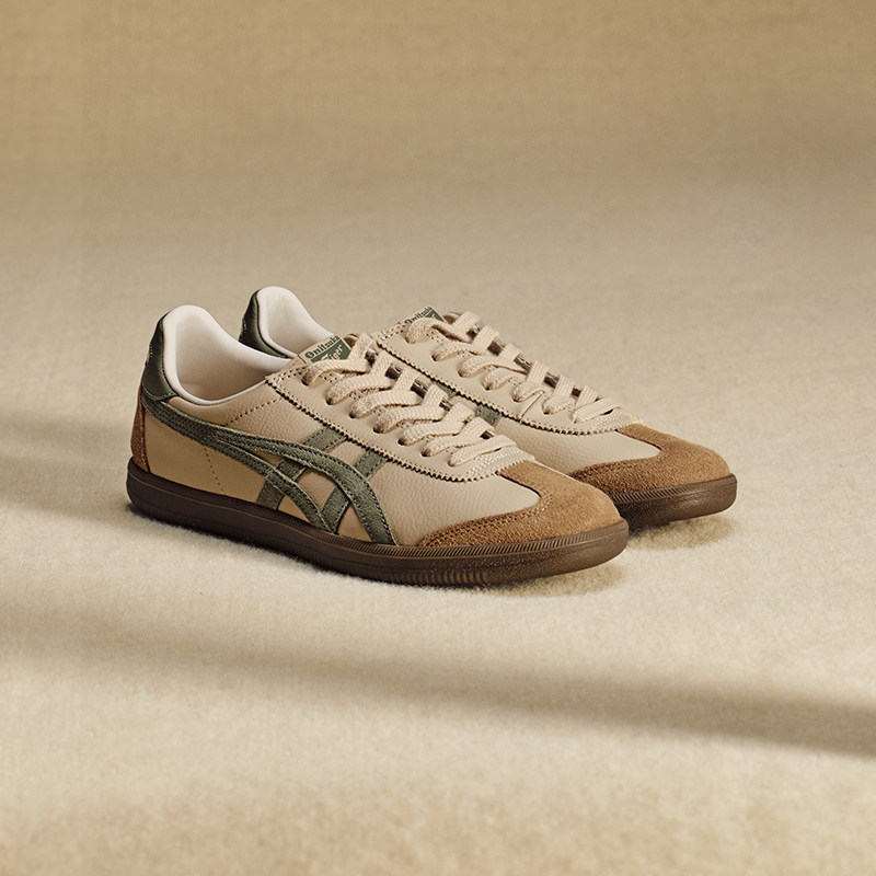 Мужские и женские повседневные кроссовки Onitsuka Tiger Onitsuka Tiger TOKUTEN цвета молочного чая, классические немецкие кроссовки в стиле ретро