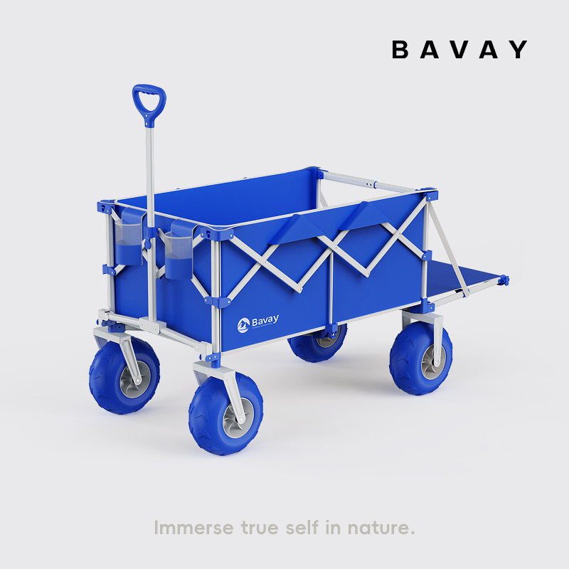 Bavay Beihuan campervan лимитированная серия надувных колес ATV крупнотоннажная складная тележка-универсал для бездорожья
