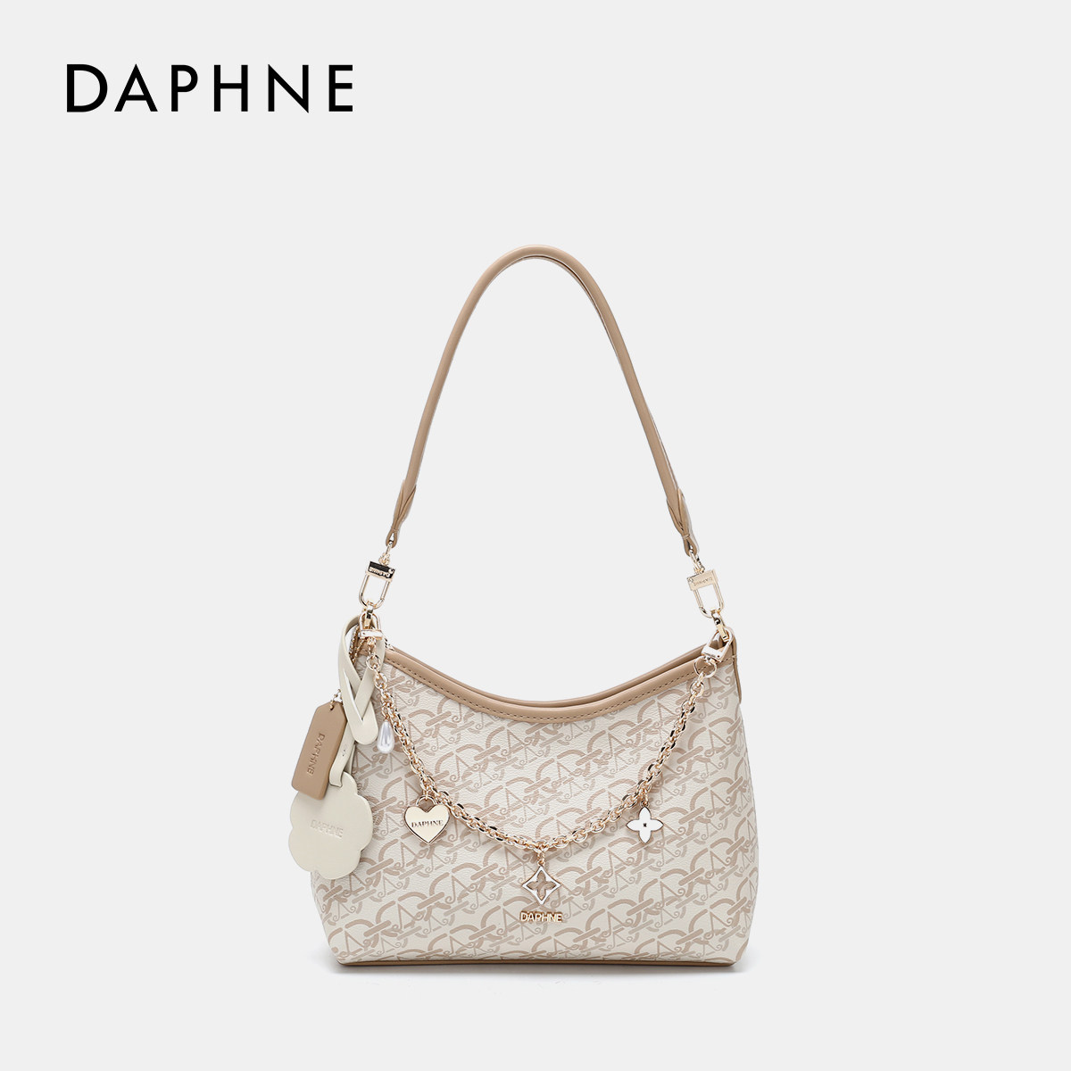Дафна/Daphne bag женская новинка 2026 года, легкая роскошная нишевая сумка через плечо, пригородная сумка-мессенджер большой емкости
