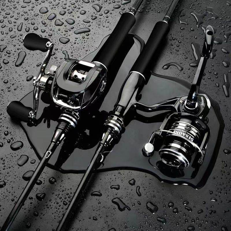 Подлинный окунь Dawa war bass new Luya rod полный набор дальнобойных морских удилищ для метания черных углеродных удилищ для начинающих