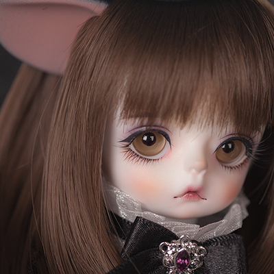 taobao agent 娃岛实体店 现货 Withdoll 6分BJD KWD Witch Cat Lea 全套