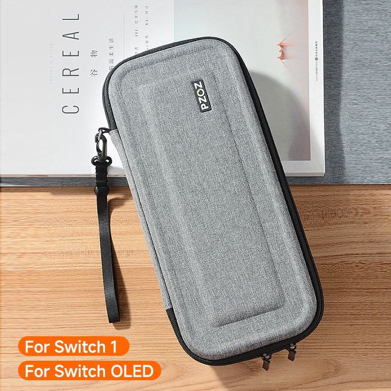 PZOZ подходит для защитного чехла игровой консоли Nintendo Switch с амортизацией ударов и защитного чехла для портативных устройств от падения