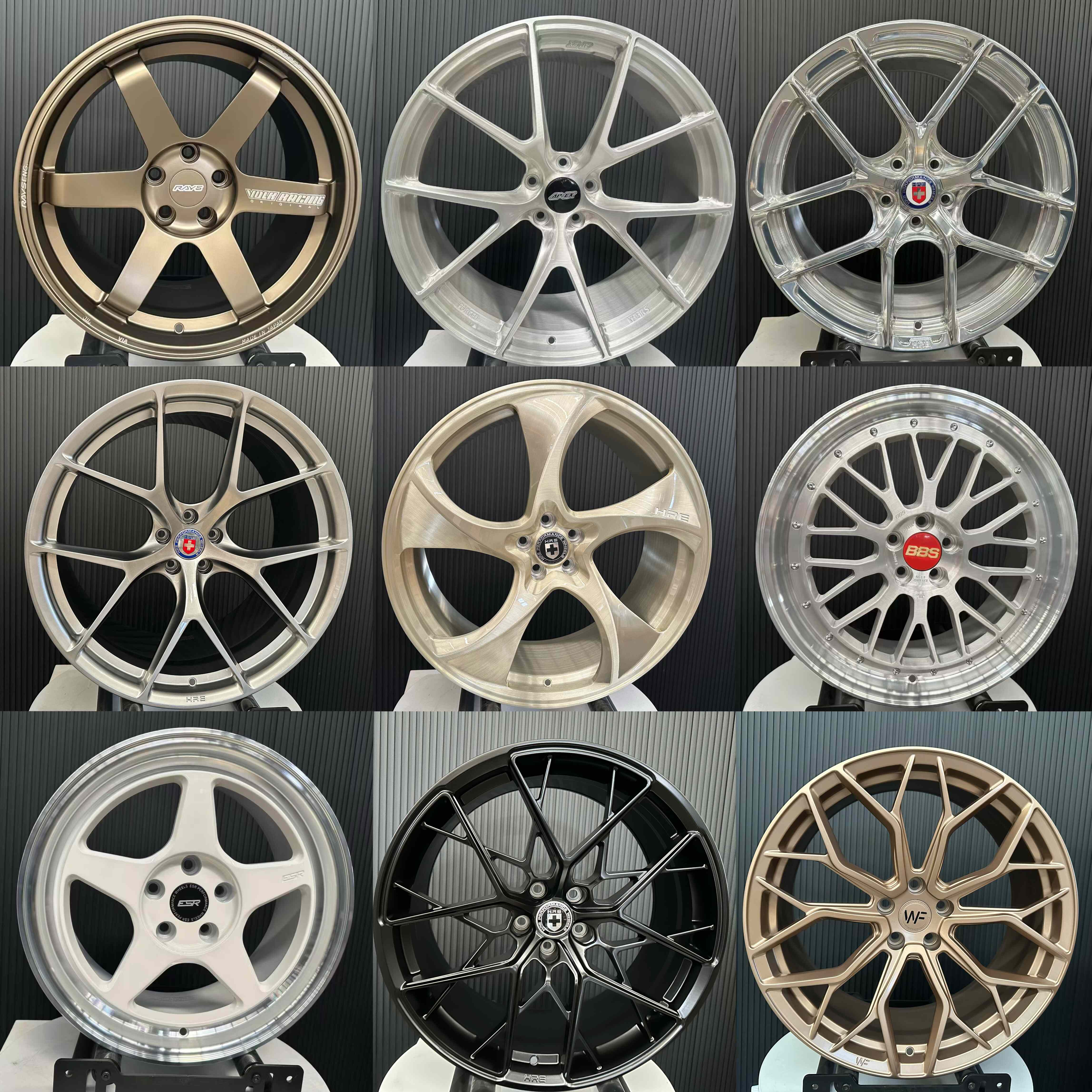 Кованые диски HRE диаметром 18/19/20/21 дюйм подходят для Mercedes-Benz, Bmw, Audi, Tesla, модифицированных кованых дисков Hongxin embryos