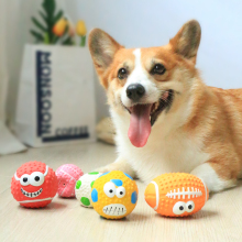 Pet toys, five year old shop, eight colors, pet toys, teddy dog ball, a wonderful tool for relieving boredom, alone voice, molars, bite resistant puppies, corgi football, rugby