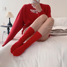 Кроссовки носки красные женские фото
