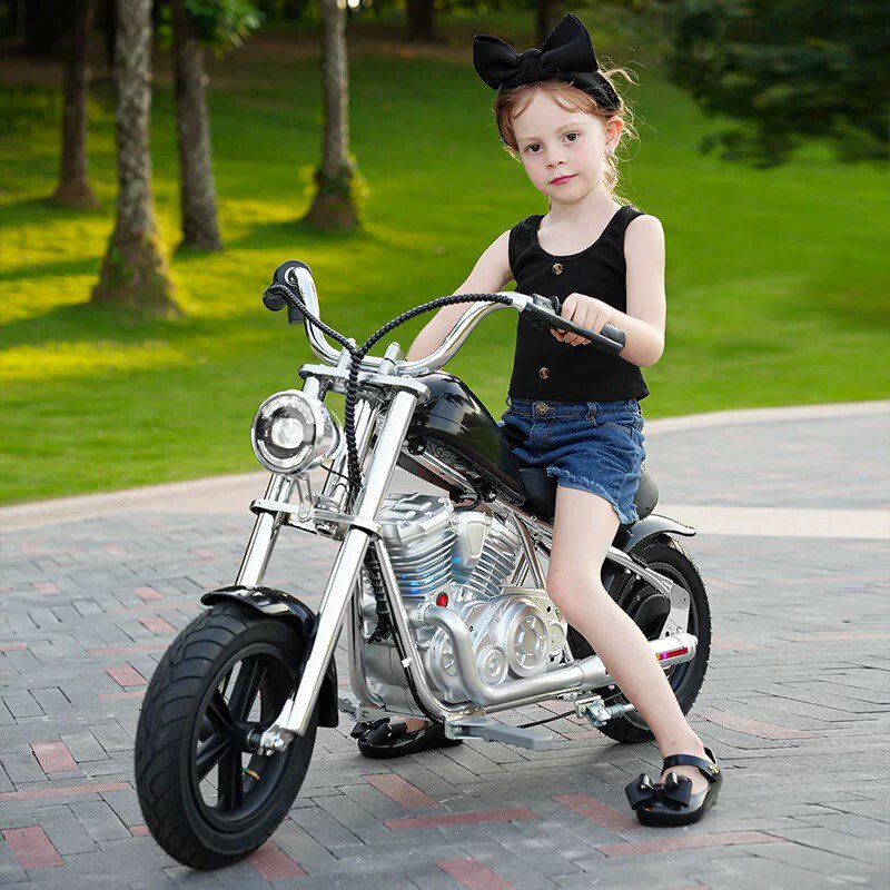 24V импортный детский ретро-электрический мотоцикл Harley, детский электромобиль, игрушечный автомобиль, сиденье двухколесного трамвая