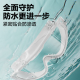 Очки для плавания Li Ning с большой оправой, степень близорукости, высокая четкость, противотуманные водонепроницаемые мужские и женские очки для плавания, шапочка для плавания, водолазный костюм