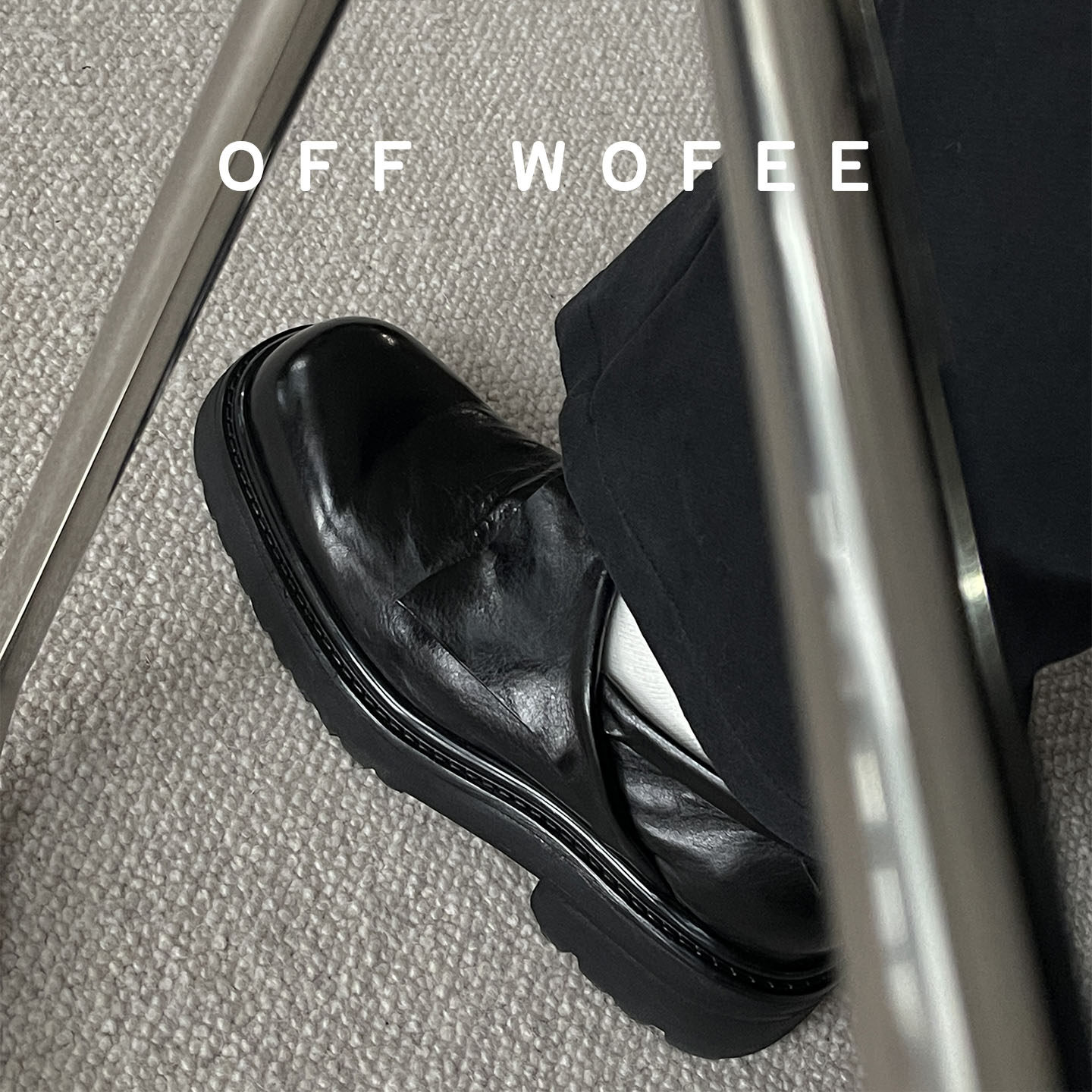 Мокасины из промытой конской кожи OFFWOFEE с круглым носком, больше похожие на обувь, кожаная обувь с увеличенной толщиной подошвы, прошитая пряжками, мужская и женская обувь для пригородов