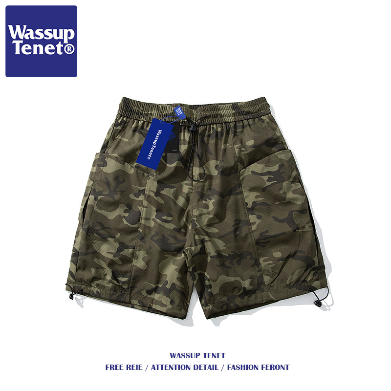 Wassup tenet tooling штурмовые уличные горные шорты мужские летние свободные камуфляжные трехслойные пятиточечные брюки мужские