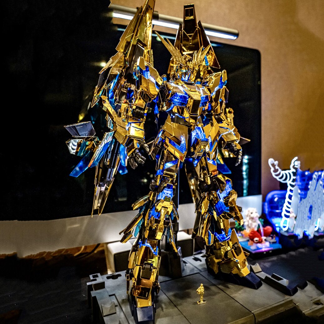 Модель большого класса MG Golden Phoenix Феникс Единорог Идеальный Бай Сюэцзи Собранная Механическая игрушка большого класса ручной работы