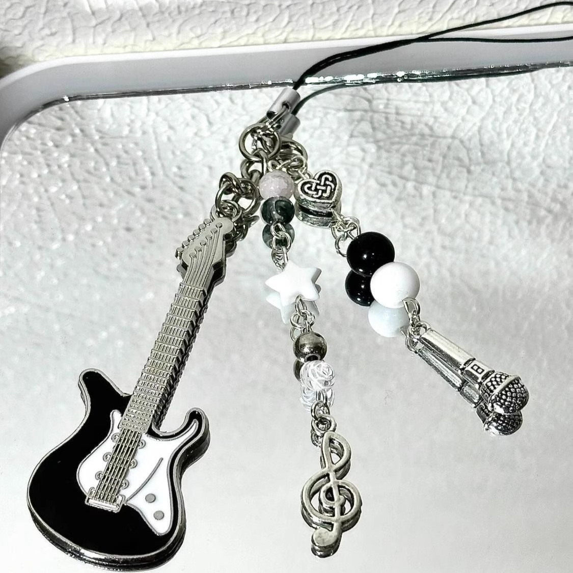 Creative bag, electric guitar, microphone, Y2K, versatile decoration, CC...