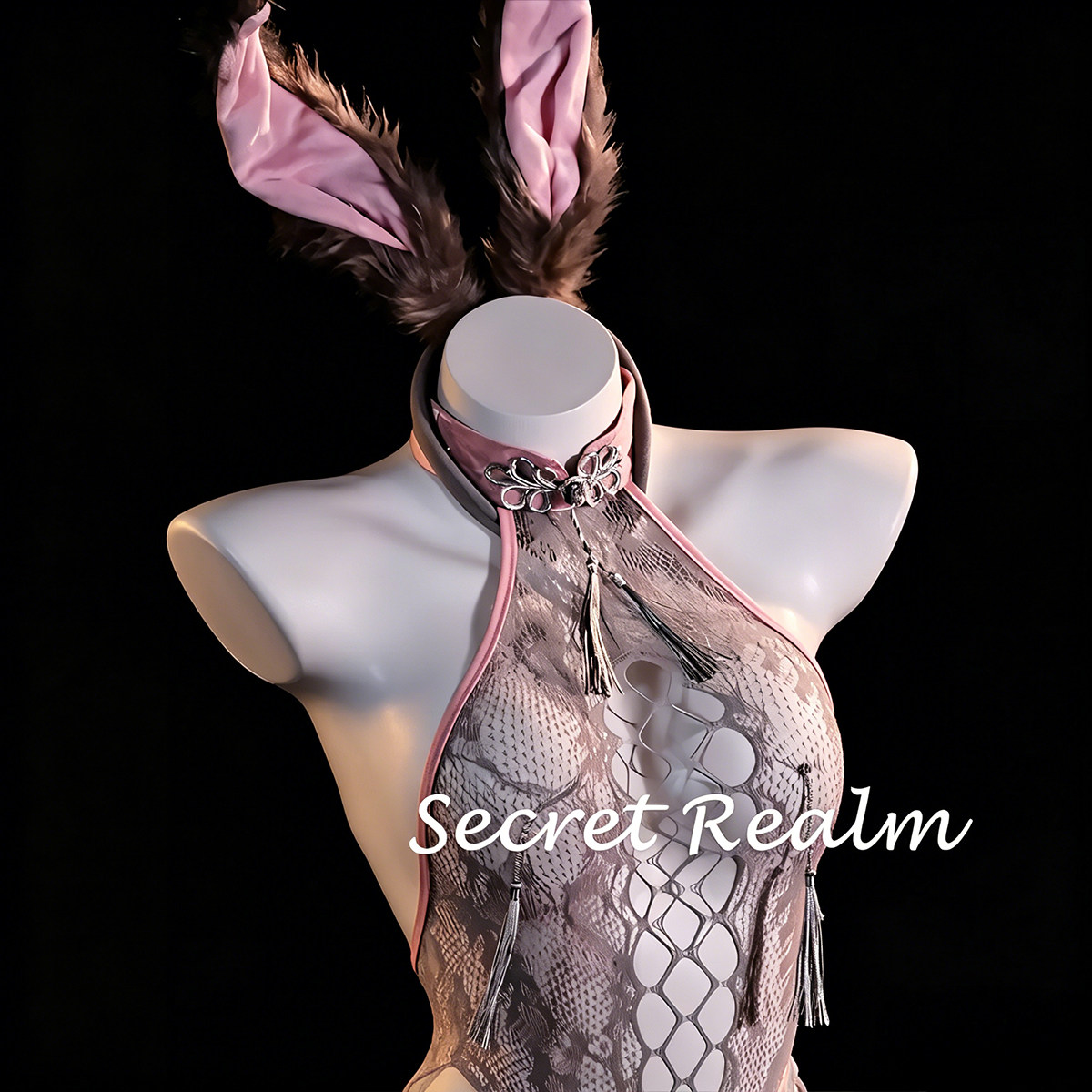 Секретное царство "Sexy net rabbit" сексуальная пижама для девочек-зайчиков, веселое настроение, халат pure desire, цельное нижнее белье qqny