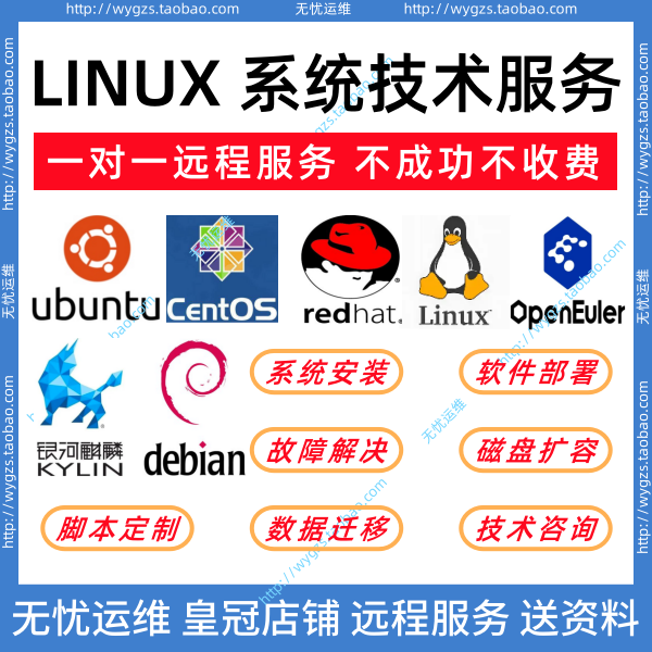 Решение проблем с Linux установка системного программного обеспечения centos/ubuntu эксплуатация и обслуживание сервера техническая поддержка