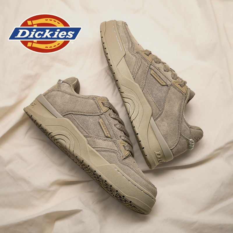 Мужская кожаная обувь Dickies, новинка 2026 года, летняя мужская обувь, дышащая обувь, мужские повседневные кроссовки, мужские