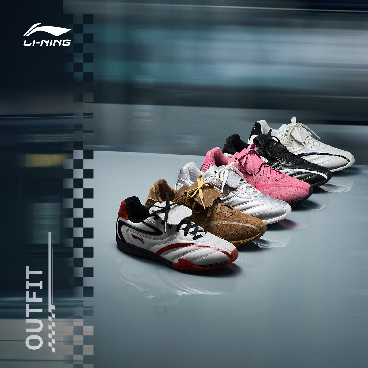 Обувь Li Ning Film pulse, новая женская спортивная обувь на тонкой подошве в стиле ретро, немецкая обувь для тренировок, спортивная обувь для мужчин
