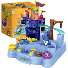 Plants vs. Zombie Toy Store Returns Over 1000 Customers in 17 Colors Plants vs. Zombie Toys Genuine Children's Six Button Car Adventure Dark Age Castle Set, Male