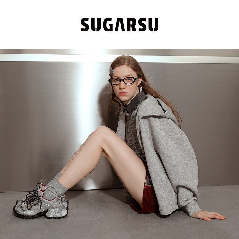 Белый олень в том же стиле|хрустящие туфли SugarSu; новинка 25 года; модная женская обувь в стиле ретро с ремешками в тон; женская летняя обувь daddy