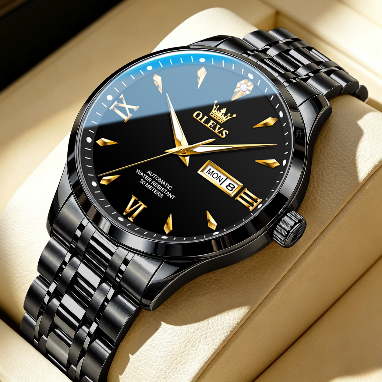 Знаменитые швейцарские часы Oulishi black water ghost watch, мужские механические часы высокого класса, полностью автоматические оригинальные аутентичные ультратонкие