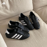 Обувь для тхэквондо Adidas женская черно-белая спортивная повседневная обувь на тонкой подошве JQ4775