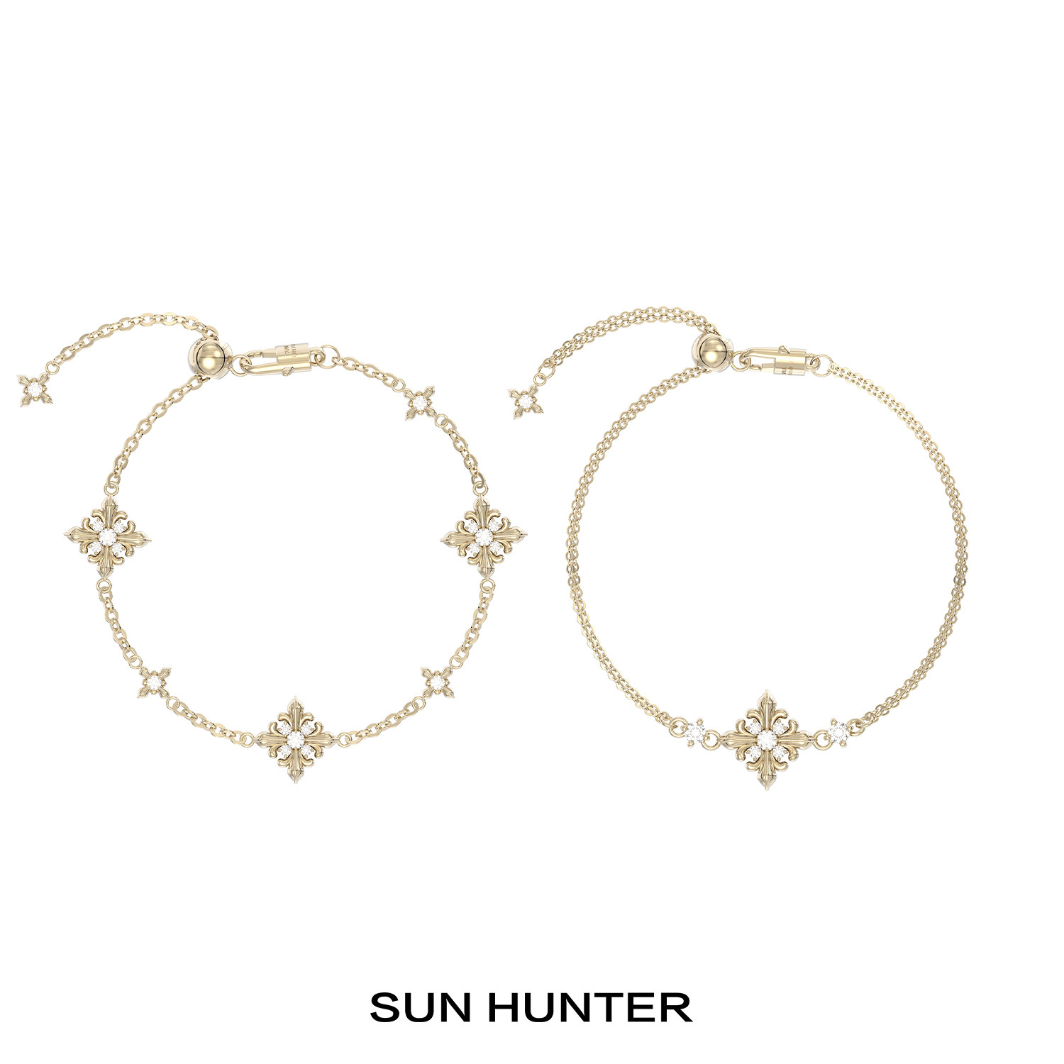 Sanheng SUN HUNTER оригинальный выдвижной браслет с радужкой минималистичный пригородный браслет высокого класса Maillard light luxury