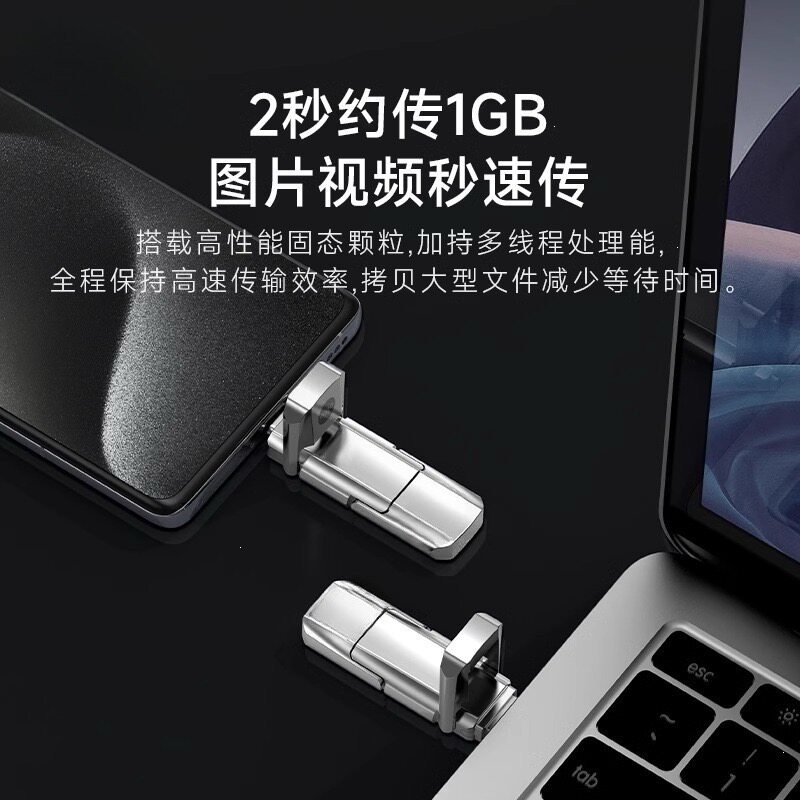 1T твердотельный накопитель USB3.2Type-C256G мобильный телефон компьютер двойного назначения мобильный твердотельный U-диск большой емкости