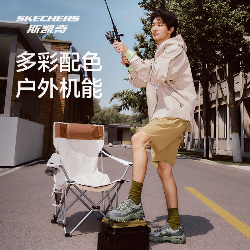 Skechers Yunyu/Уличная походная обувь для женщин; коллекция 2025 года; летняя новая походная обувь; нескользящая брендовая спортивная женская обувь