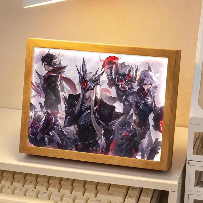 League of Legends lol периферийное устройство Parker skin Light Painting для друзей Игровой подарок Ночник украшение рабочего стола