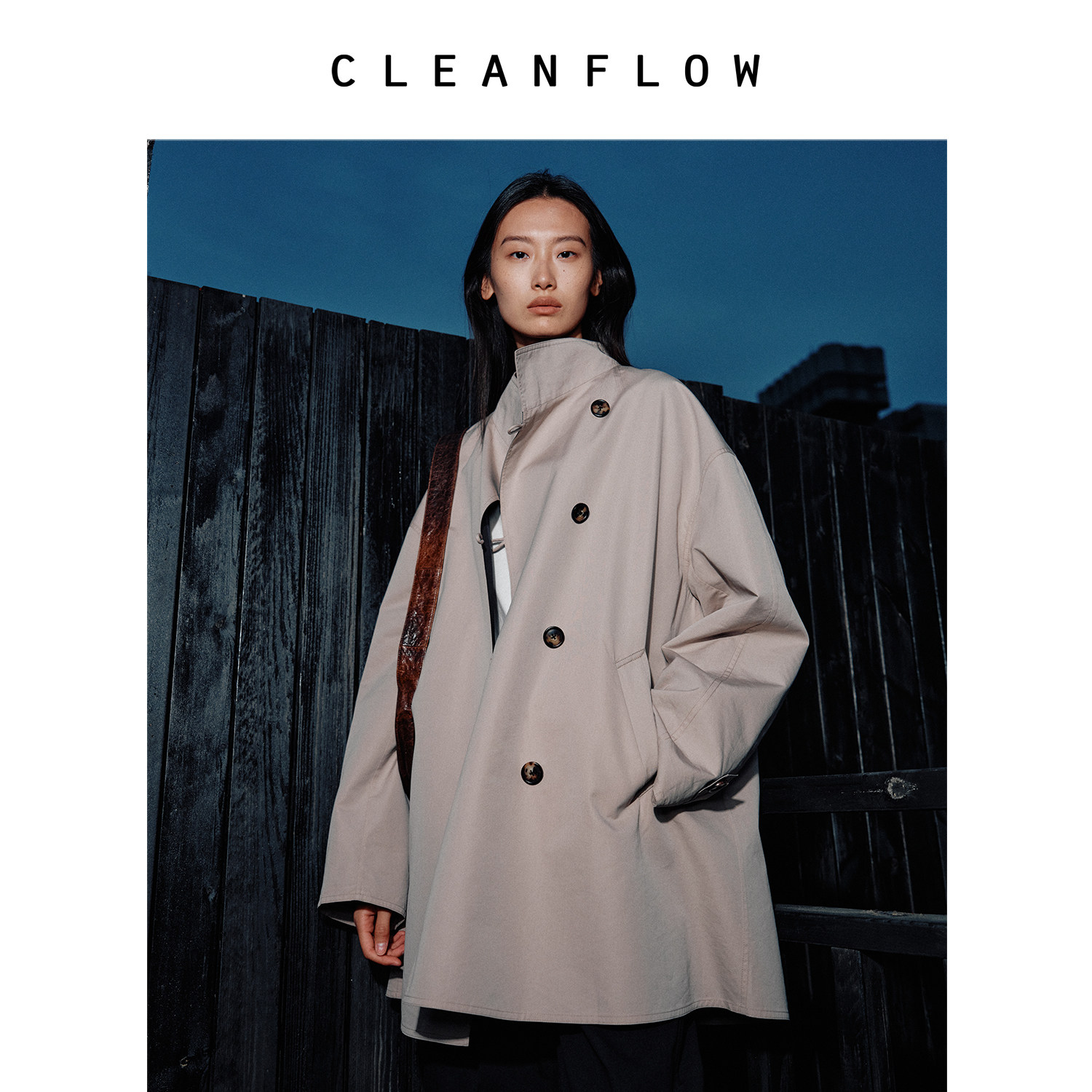 Серия CLEANFLOW Essence | Двусторонняя ветровка средней длины в клетку из шелка шелковицы тутового дерева, женская маленькая куртка